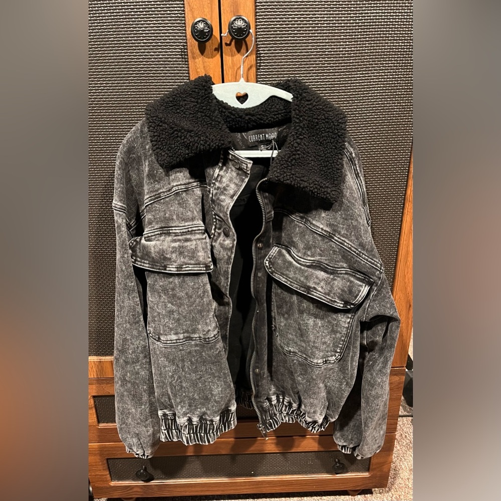 Over sized denim jacket